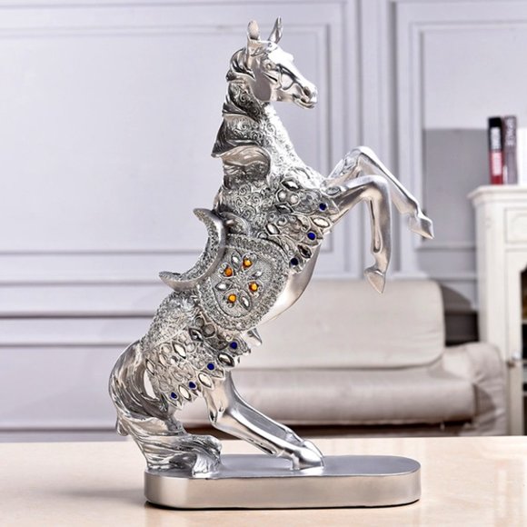 🦄🌈 Gold Decorative Stallion Bookends Décor Accents⭐️🦄 - Picture 4 of 7